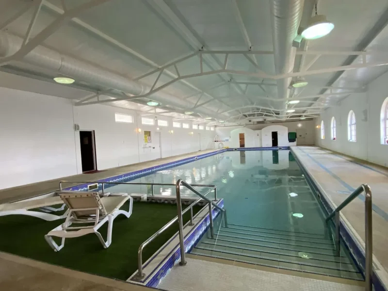 indoor swimming pool and aqua therapy facilities at Smarmore Castle private rehab clinic