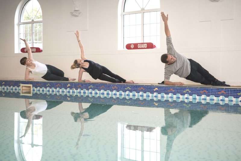 swimming pool at a rehab clinic